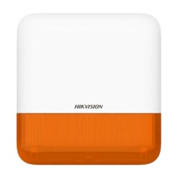 Sirena wireless AX Pro de exterior cu flash, led portocaliu, 868Mhz, Hikvision DS-PS1-E-WE-O