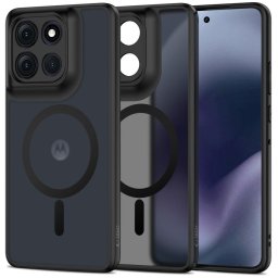 Husa Husă Tech-Protect Magmat MagSafe pentru Motorola Moto G86 5G / G86 Power 5G, finisaj mat, compatibilă MagSafe, neagră