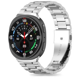 Husa Curea Tech-Protect Stainless pentru Samsung Galaxy Watch 8 / Classic 40 / 44 / 46 mm, oțel inoxidabil, argintie