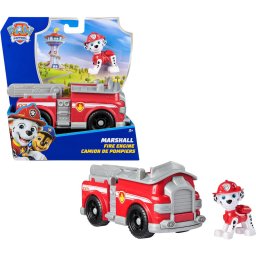Spin Master Paw Patrol - Fire Truck with Marshall Figure, Toy Vehicle