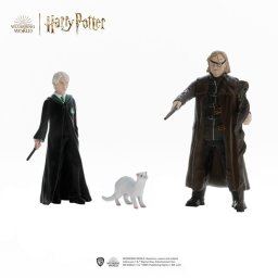 Schleich Wizarding World Harry Potter - Mad-Eye Moody & Draco Malfoy with Ferret, Play Figure