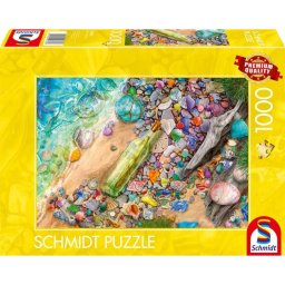 Schmidt Spiele Luminous Beachcombing, Puzzle 1000 pieces