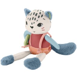 Fisher-Price Snow Leopard Soft Toy Sensory Toy for Newborns