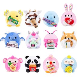 ZURU Snackles - Series 2, soft toy 20 cm, assorted item, one figure
