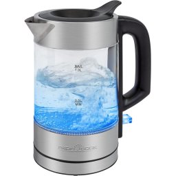 Fierbator PC-WKS 1229 G, 1600 W, 1 l, Argintiu