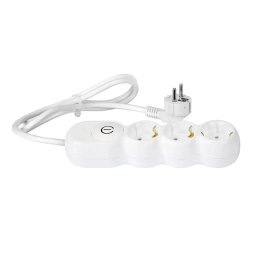 Prelungitor electric 3500W 3G1.5 alb 3 prize 3m cu intrerupator Wconn AL3115A03