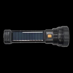 Lanterna LED USB + SOLAR 120lm neagra YF-1128