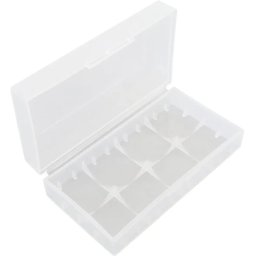 Suport carcasa pentru acumulatori 2x 18650 transparent