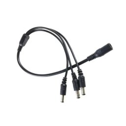 Spliter cablu alimentare cu mufa mama 5.5x2.1 mm la 3x tata 5.5x2.1 mm