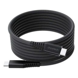 Cablu magnetic date / incarcare USB-C - USB-C Choetech XCC-1051-BK 1.8m PD3.1 240W negru