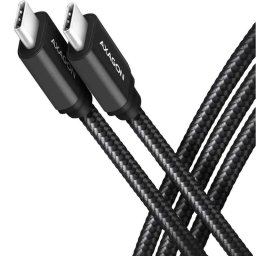 Cablu de date / incarcare AXAGON BUCM3-CM15AB USB-C la USB-C 3.2 Gen1 1.5m PD 60W 20V/3A