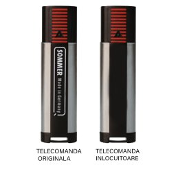 Telecomanda inlocuitoare poarta garaj de 2 si 4 canale cod saritor 433.92MHz/868.35MHz Sommer 4020 compatibila cu originalul (84