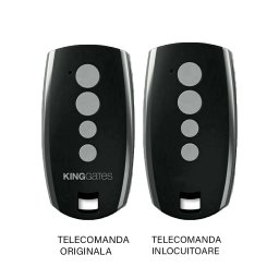 Telecomanda inlocuitoare poarta garaj de 2 si 4 canale cod saritor 433.92MHz KingGates Stylo 4 compatibila cu originalul (826)