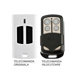 Telecomanda inlocuitoare 2 butoane frecventa 433.92MHz Beninca WP2 compatibila cu originalul (802)