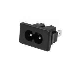 Mufa alimentare mama tip priza alimentare casetofon /EURO fixare pe panou IEC 60320 C8