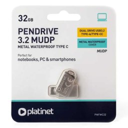 Flash drive Platinet PMFMC32 USB-C 3.2 32GB