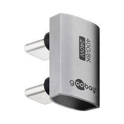 Adaptor USB-C3.1 mama - USB-C tata la 180 in forma de U Thunderbolt 3 /4 Goobay 74446