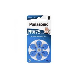 Baterii aparate auditive PR675 V675 HA675 PR44 Panasonic 6buc