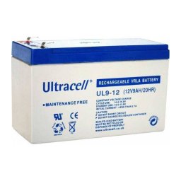 Acumulator plumb acid 12V 9Ah Ultracell borna lata 151x65x93mm