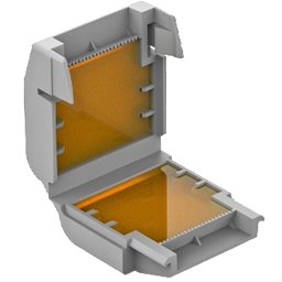 WAGO GELBOX 3 poli derivatie cabluri pentru conectori seriile 221/ 2273 max. 4mm2 IPX8 gri 207-1331