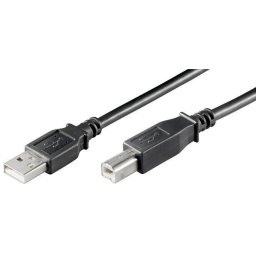 Cablu USB2.0 A tata - USB B tata 1.8m pentru imprimante conductori interni 2xAWG28 2xAWG28 cupru