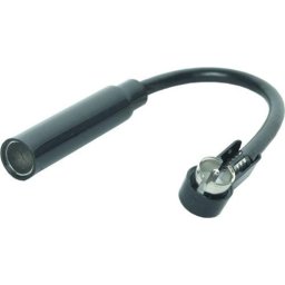 Cablu adaptor auto antena DIN soclu - ISO mufa in unghi cu cablu 15cm 4CarMedia ZRS-AA-4