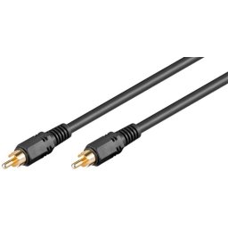 Cablu digital audio coaxial RG59 RCA S/PDIF 10m tata-tata Goobay 50337