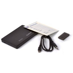 Rack 2588US Black USB 2.0 Tool Free 2.5 SATA External Enclosure Orico