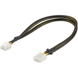 Cablu de extensie alimentare placa de baza 8 pini EPS tata-mama 0.44m Goobay