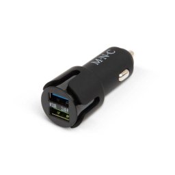 Adaptor de la bricheta 2x USB negru MNC