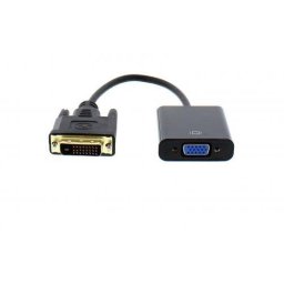 Cablu adaptor VGA mama - 24+1 DVI-D tata digital 15cm Well