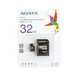 Card microSDHC 32GB USH-I Clasa 10 cu adaptor SD ADATA