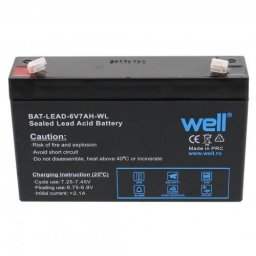 Acumulator plumb acid 6V 7AH Well