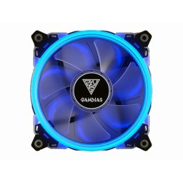 Ventilator 120x120x25mm iluminare albastra 1500RPM 45.2CFM 31dBA Gamdias Aeolus E1 12V