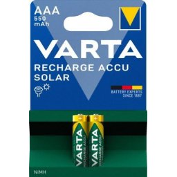 Acumulatori SOLAR R3 AAA Ni-MH 550mAh 1.2V 2buc/blister Varta 56733