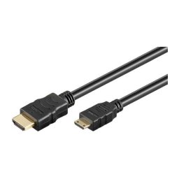 Cablu Mini HDMI v1.4 High Speed with Ethernet 1.5m HDMI (type A) - HDMI mini (type C) Goobay