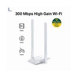 Adaptor USB Wireless Mercusys 300 Mbps 2 antene MW300UH