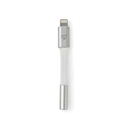 Adaptor iPhone Apple Lightning 8-Pin tata la Jack 3.5 mm mama 0.15m gri Nedis