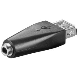 Adaptor USB 2.0 A mama - Jack 3.5 mm 3 pini mama Goobay