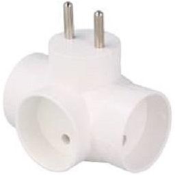 R-30/S Conector AC supply splitter Layout 2P white TIMEX-ELEKTRO