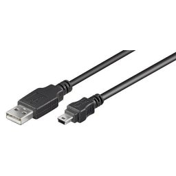 Cablu USB A la 5 pini mini USB 0.3m Goobay