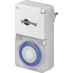 Priza programabila mecanica pentru exterior Goobay