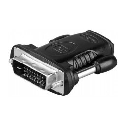 Adaptor HDMI 19 pini mama la DVI-D 24+1 pini tata Goobay