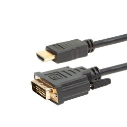 Cablu 24+1 DVI-D la HDMI 5m v2.0 10.2Gbps aurit Delight