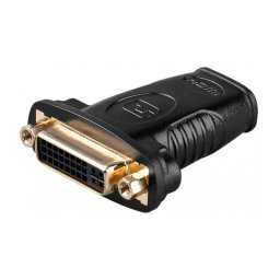 Adaptor aurit HDMI 19 pini mama la DVI-I 24+5 pini mama Goobay