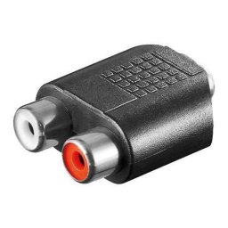Adaptor Jack 3.5 mm stereo mama la 2x RCA mama Goobay