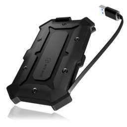 Rack 2.5 max 9.5mm HDD SSD USB 3.0 IP66 Waterproof Enclosure ICY BOX