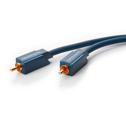 Cablu audio-video Profesional 1x RCA tata-tata 3m 75ohm cupru AWG23 aurit Clicktronic
