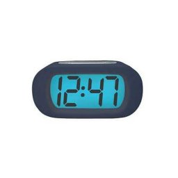 Ceas cu alarma afisaj LCD albastru Quartz 3x AAA