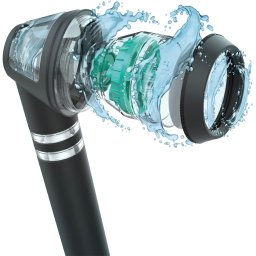 POSEION BT100 – Cap de duș revitalizant coreean de calitate superioară, cu filtru de apă și tehnologie magnetică-ionizantă, culoare gri